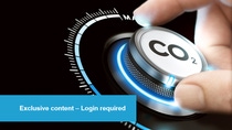 A hand adjusts a glowing dial labeled "CO2" emitting blue light. Text overlay reads "Exclusive content – Login required." A hand adjusts a glowing dial labeled "CO2" emitting blue light. Text overlay reads "Exclusive content – Login required."